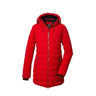 Afbeelding van killtec Dames gewatteerde parka/parka met capuchon KOW 55 WMN QLTD PRK, donkerrood, 36, 41809 000