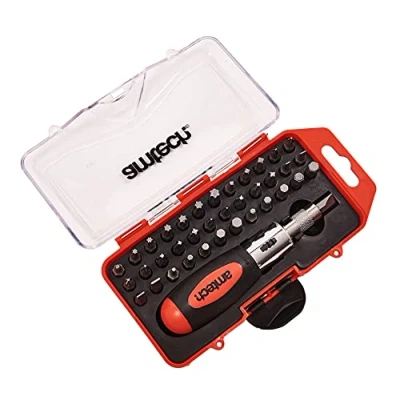 Afbeelding van Amtech L1965 38 delige Stubby Ratchet Schroevendraaier en bit Set