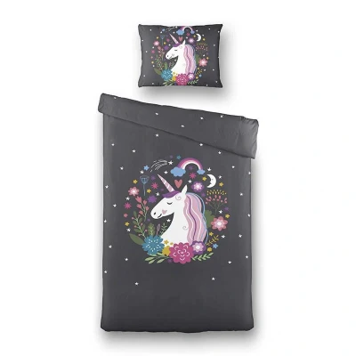 Afbeelding van Dekbedovertrek Happy Unicorn Dekbed Discounter.nl