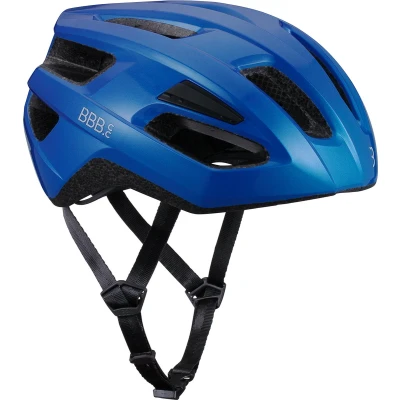 Afbeelding van BBB Cycling Kite 2.0 Fietshelm Volwassenen MTB helm &amp; Racefiets Wielrenhelm Dames Heren Glanzend Blauw Maat L BHE 29B