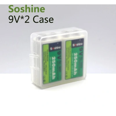 Afbeelding van Soshine SBC 018 Batterijbox Aantal cellen: 2 9V (blok) (l x b h) 54 52 19 mm