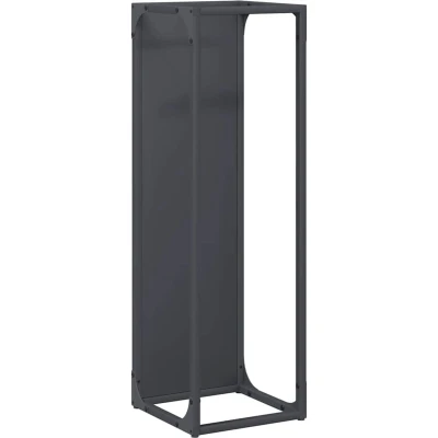 Afbeelding van Brandhoutrek 25x25x80 cm koudgewalst staal antracietkleurig