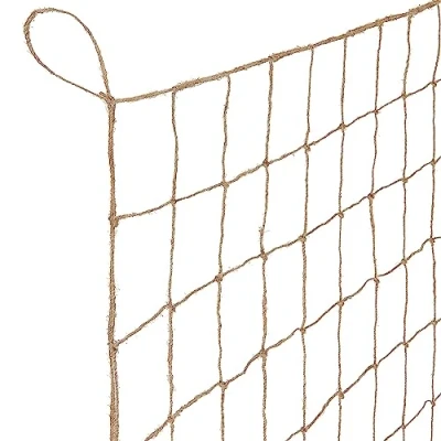 Afbeelding van GardenGloss Jute Ranknet Duurzaam 100% Biologisch Afbreekbaar Met Grote Maaswijdte voor Komkommers, Tomaten en Andere Groenteplanten Rankhulp Klimplanten (2m x 2.5m)