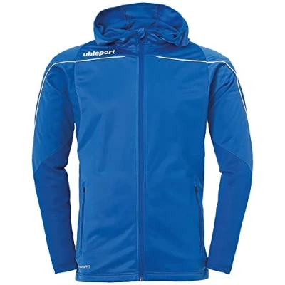 Afbeelding van Uhlsport Stream 22 Trainingsjas Met Capuchon Azuur Blauw Wit Maat 2XL