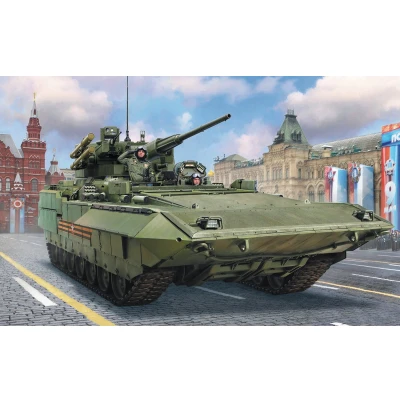 Afbeelding van 1:35 Zvezda 3623 Russian w/57mm ATAKA at missiles TBMP T 15 ARMATA Plastic Modelbouwpakket