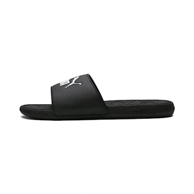 Afbeelding van Puma Unisex Cool Cat 2.0 Slide Sandaal, Zwart Wit, 47 EU