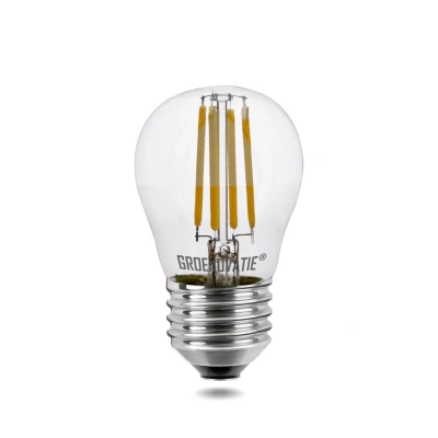 Afbeelding van E27 LED Filament Kogellamp 4W warm Wit Dimbaar 2200K (Extra wit)
