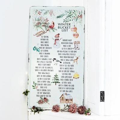 Afbeelding van LOBERON Decoboard List wit/zwart