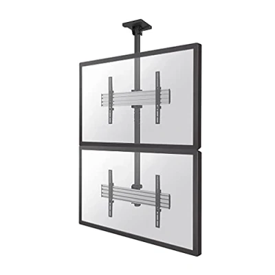 Afbeelding van Neomounts by Newstar Pro NMPRO C12 videowall plafondsteun voor twee flat screens tot 65&quot; Zwart