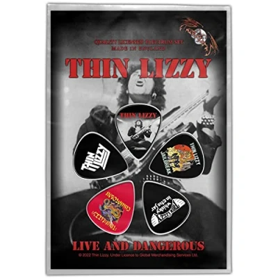 Afbeelding van Thin Lizzy Live &amp; Dangerous Plectrum Set van 5 Multicolours