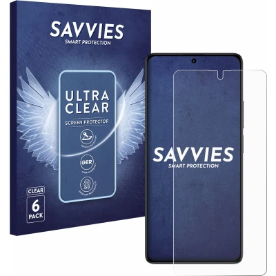 Afbeelding van Savvies Screenprotector voor Xiaomi Redmi Note 13 5G Folie Beschermfolie transparant (6 Stuks)