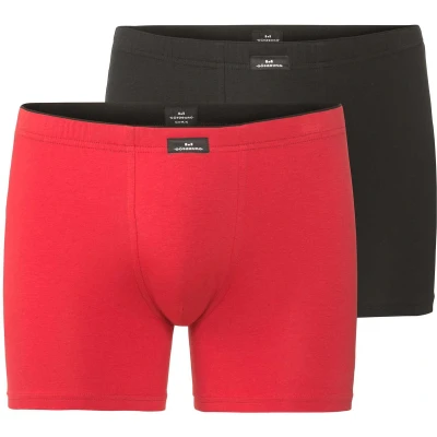 Afbeelding van Götzburg LONG 2ER PACK Onderbroeken, Heren, Maat: XL, Rot dunkel uni