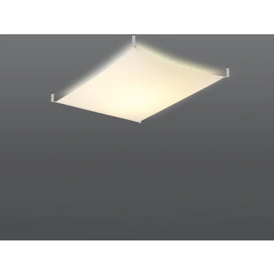 Afbeelding van Sollux Lighting Luna Decoratieve Flush Stof Licht Wit G13