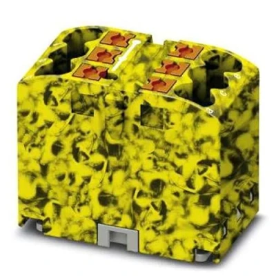 Afbeelding van Phoenix Contact PTFIX 6X2,5 FE 3273284 Verdeelblok 0.14 mm² 2.50 Zwart, Geel 10 stuk(s)