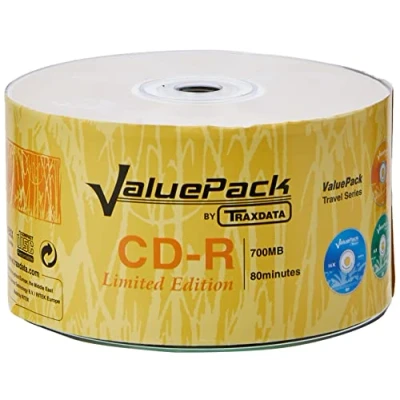 Afbeelding van Traxdata CD R 700MB (80min) 52x ValuePack verpakt in Spindle