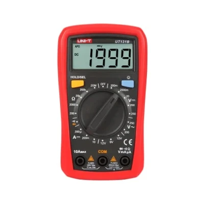 Afbeelding van UNI T Professionele Digitale Multimeter UT313B AC / DC Met Batterij Test Functie Incl. 2x AAA Batterijen Spanningsmeter