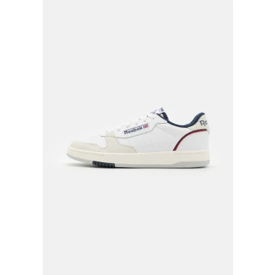 Afbeelding van Reebok Classic Phase Court Unisex Sneakers laag white/offwhite/dark blue, Maat: 38.5, White/off white/dark blue Leer