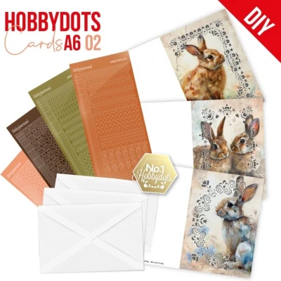 Afbeelding van Dot and Do Cards A6 1 Rabbit