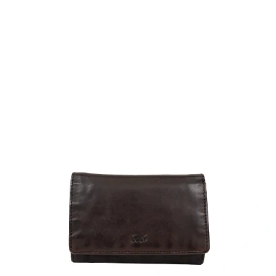 Afbeelding van Bear Design Cow Lavato Wallet brown dames portemonnee