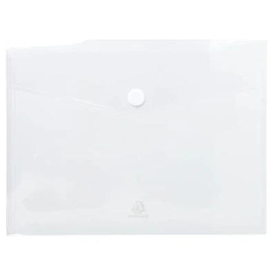 Afbeelding van Enveloptas PP met klittenband sluiting A4 Pak van 5 Exacompta