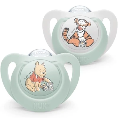 Afbeelding van Fopspeen Star 2 Pack Winnie de Poeh van Nuk