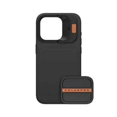 Afbeelding van PolarPro LiteChaser iPhone 15 Pro Case incl Defender Black
