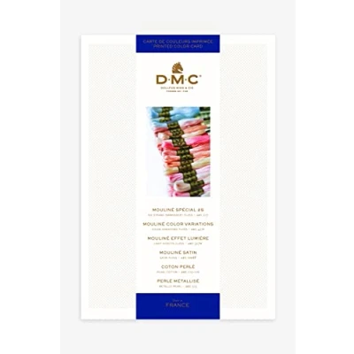 Afbeelding van DMC Stranded Cottons Bedrukte Schaduwkaart (Nieuwe editie)