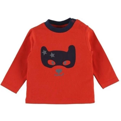 Afbeelding van noukie&#039;s , jongens, t shirt lange mouw rood imagine boy 6 maand 68