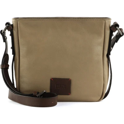 Afbeelding van FREDsBRUDER Leren Schoudertas Kokou Crossbody Taupe Bruine