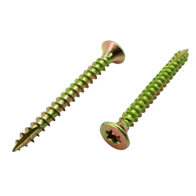 Afbeelding van Houtschroeven met snijpunt 3,5x20 torx geel verzinkt 500 stuks