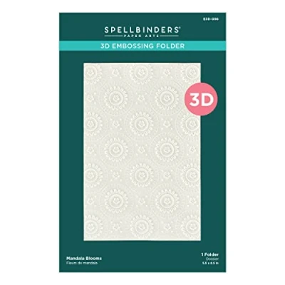 Afbeelding van Spellbinders Mandala Blooms 3D Embossing Folder (E3D 056)