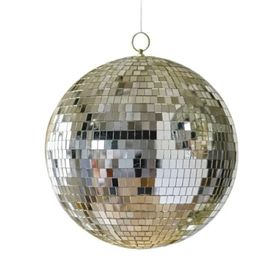 Afbeelding van Ginger Ray Gouden Disco Ball Hangende Decoratie voor Verjaardagen of Oudejaarsavond Feesten 30cm
