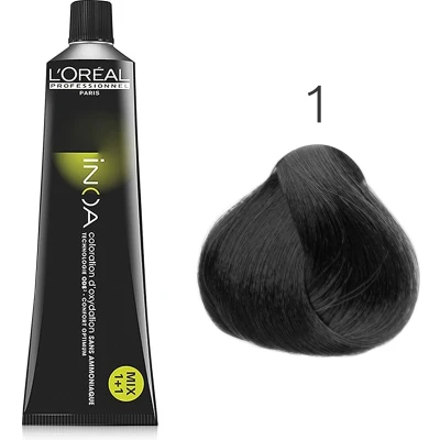 Afbeelding van L&#039;Oréal INOA 1 Zwart 60 gr