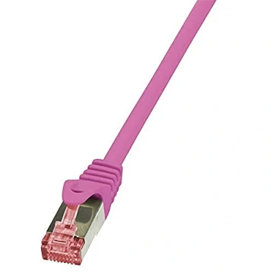 Afbeelding van Logilink Netwerkkabel RJ45 0,25 m Roze