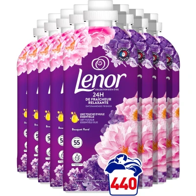 Afbeelding van Lenor Wasverzachter Bloemenboeket 8 x 55 Wasbeurten