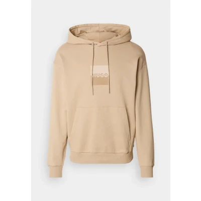 Afbeelding van HUGO Duspliter Hoodie, Heren, Maat: Medium, Medium beige