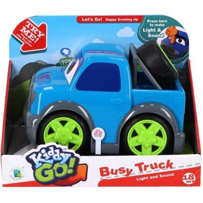 Afbeelding van KiddyGo Pickup Truck 19 cm + Licht en Geluid Blauw