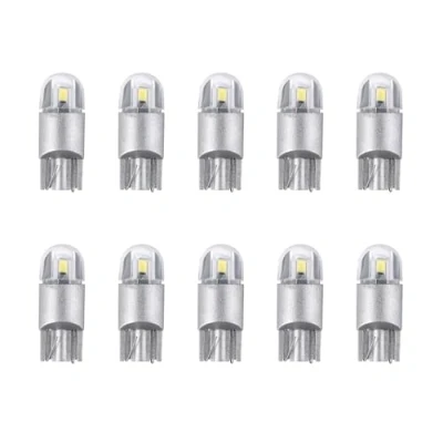 Afbeelding van Nettoppo 10St 6000K Canbus T10 168 194 W5W Dome Licentie Side Marker LED Lamp Wit: