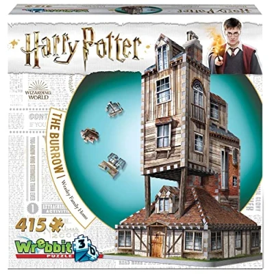 Afbeelding van Wrebbit 3D Puzzel Harry Potter The Burrow 415 stukjes