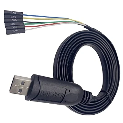 Afbeelding van DSD TECH SH U09G USB naar TTL seriële kabel Ingebouwde FTDI FT232RL IC 1.8M / 5.9FT
