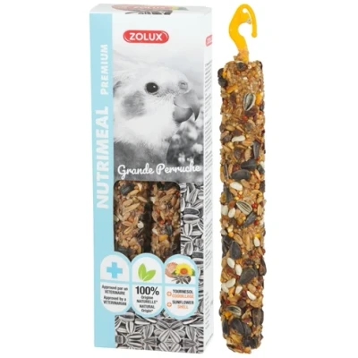Afbeelding van Zolux Nutrimeal Stick Grote Parkiet / Papegaai Zonnebloempitten 110 GR 3 ST