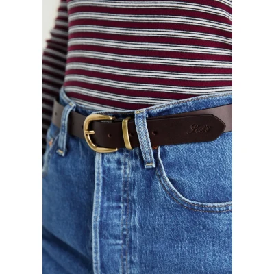 Afbeelding van Levi&#039;s Phoebe BELT Riem, Dames, Maat: 70, Brown