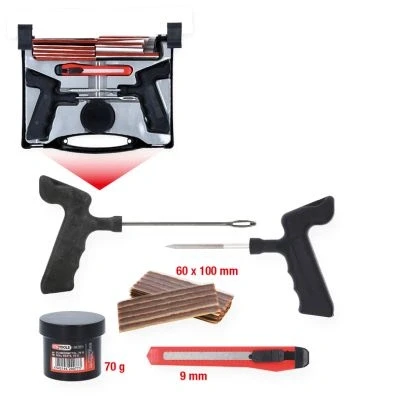 Afbeelding van KS Tools 150.1070 Bandenvulkaniseerset voor AUTO, 5 delig