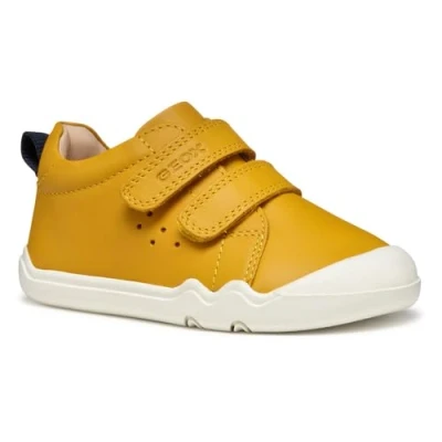 Afbeelding van Geox Babyschoenen voor kinderen, Maat: 26, Ochreyellow navy cpf Leer