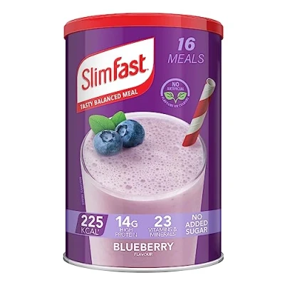 Afbeelding van SlimFast Bosbessensmaak, 16 porties, 584 g