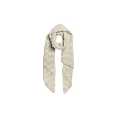 Afbeelding van Pieces Pcpyron Structured Lurex Scarf Moonbean BEIGE One Size