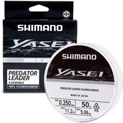 Afbeelding van Shimano Yasei Predator Fluorocarbon 50m Maat : 0.28mm 6.32 kilo