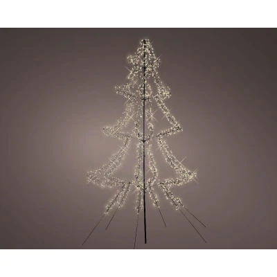 Afbeelding van Buiten Kerstboom met 1800 LED lampjes 300CM