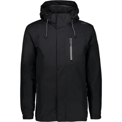 Afbeelding van CMP Regenjas van scheurbestendig polyester voor heren met afneembare capuchon, herenjas