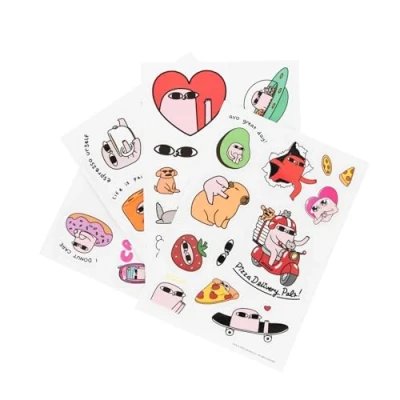 Afbeelding van Grupo Erik Vinylstickers Ketnipz Herbruikbare en Waterbestendige 41 Stickers